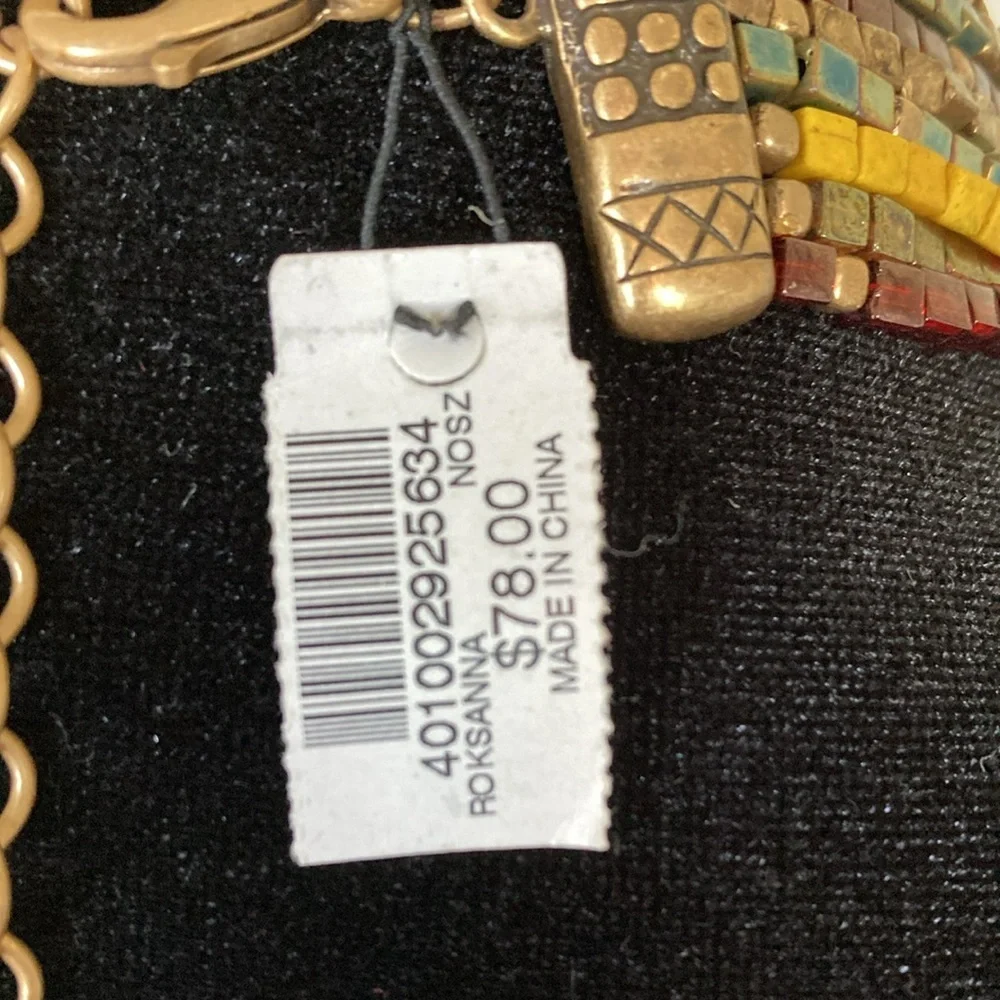 Chicos Womens Necklace Multistrand Beaded African‎ Western 16 to 20